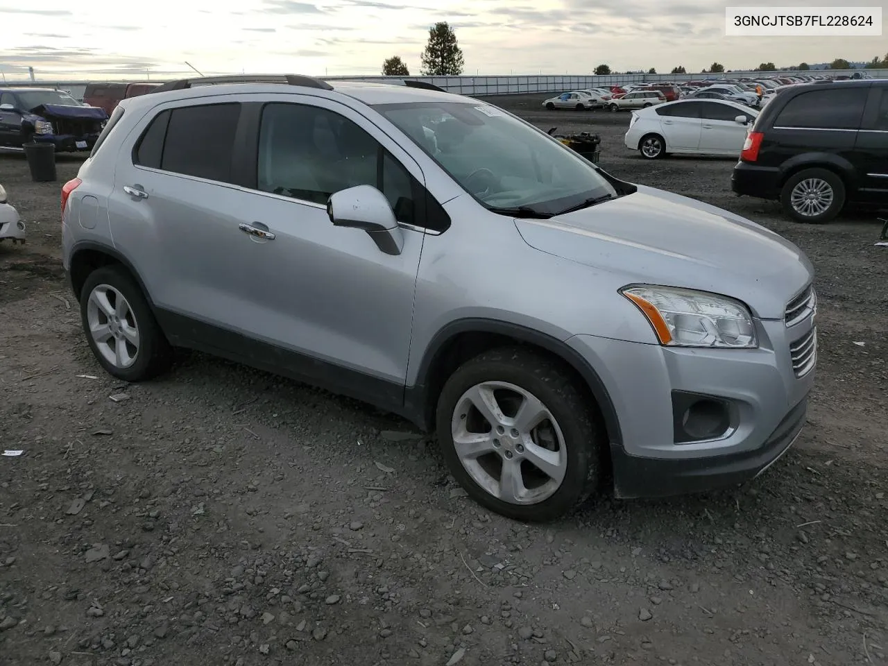 2015 Chevrolet Trax Ltz VIN: 3GNCJTSB7FL228624 Lot: 75475914