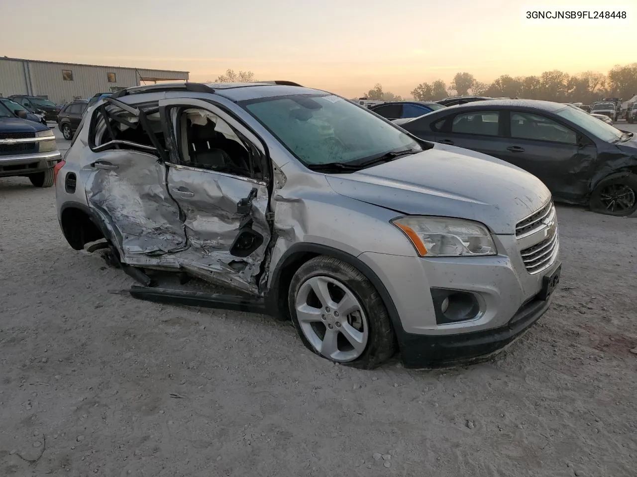 2015 Chevrolet Trax Ltz VIN: 3GNCJNSB9FL248448 Lot: 76180924