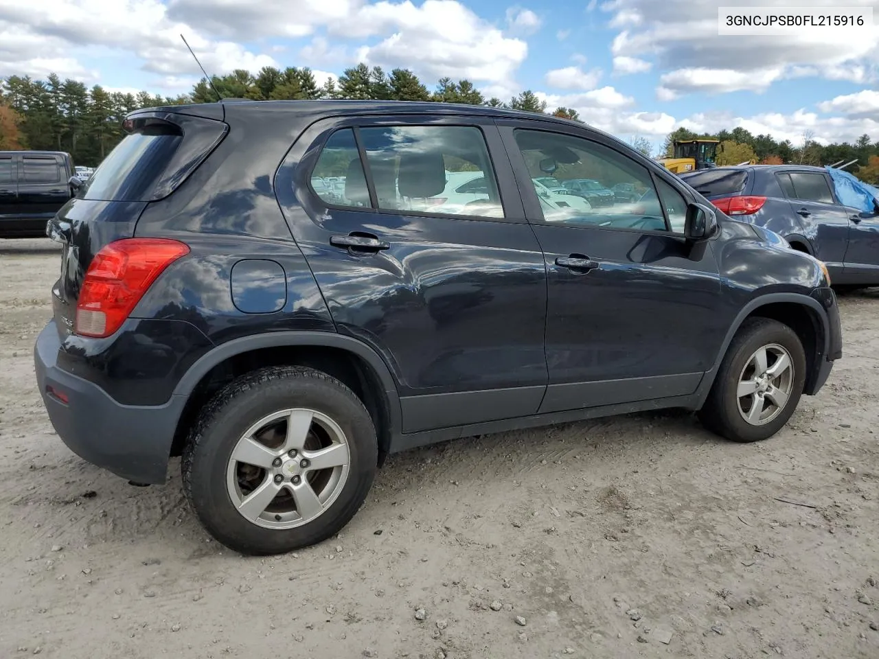 2015 Chevrolet Trax 1Ls VIN: 3GNCJPSB0FL215916 Lot: 76288434