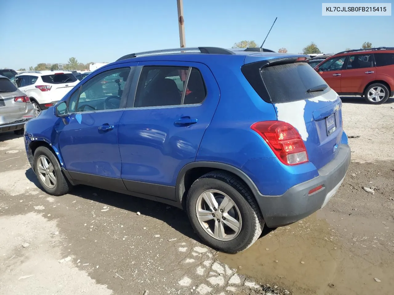 2015 Chevrolet Trax 1Lt VIN: KL7CJLSB0FB215415 Lot: 76299334