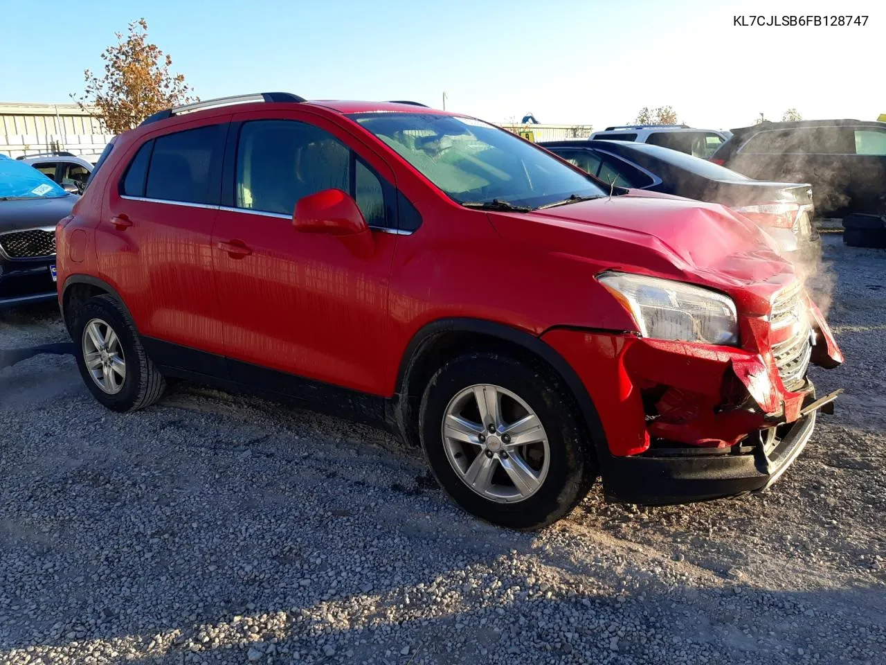 2015 Chevrolet Trax 1Lt VIN: KL7CJLSB6FB128747 Lot: 76323534