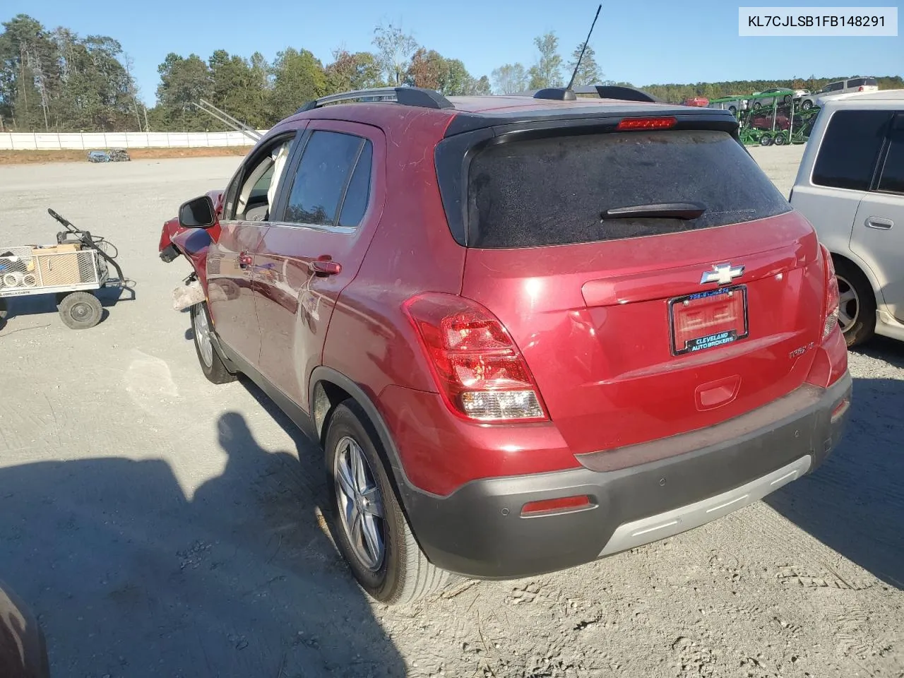 2015 Chevrolet Trax 1Lt VIN: KL7CJLSB1FB148291 Lot: 76706344