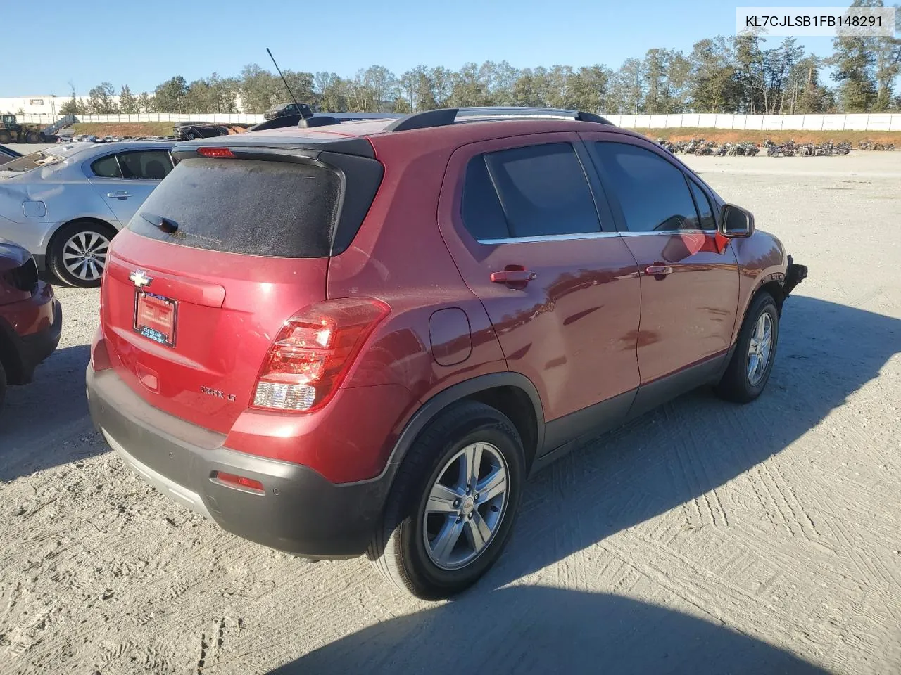 2015 Chevrolet Trax 1Lt VIN: KL7CJLSB1FB148291 Lot: 76706344