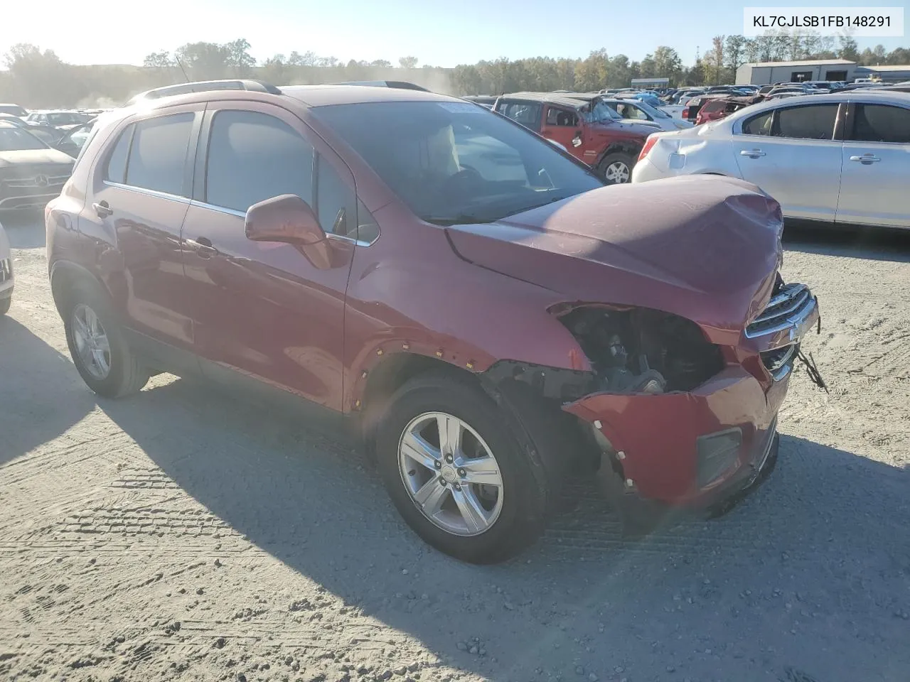 2015 Chevrolet Trax 1Lt VIN: KL7CJLSB1FB148291 Lot: 76706344