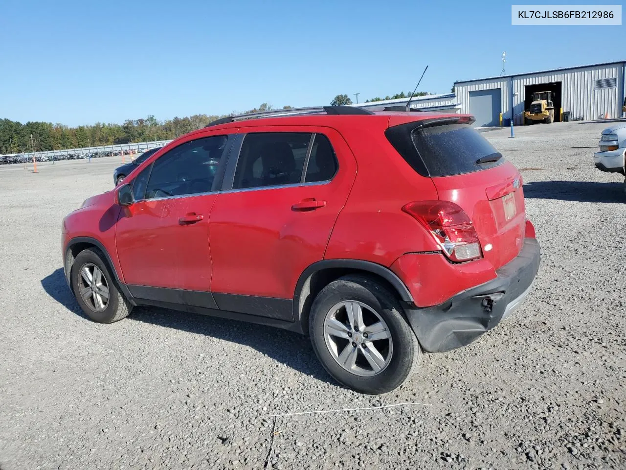 2015 Chevrolet Trax 1Lt VIN: KL7CJLSB6FB212986 Lot: 77109514