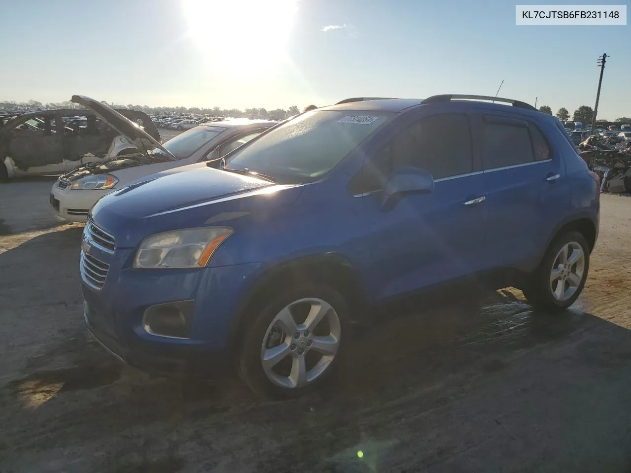 2015 Chevrolet Trax Ltz VIN: KL7CJTSB6FB231148 Lot: 77324864