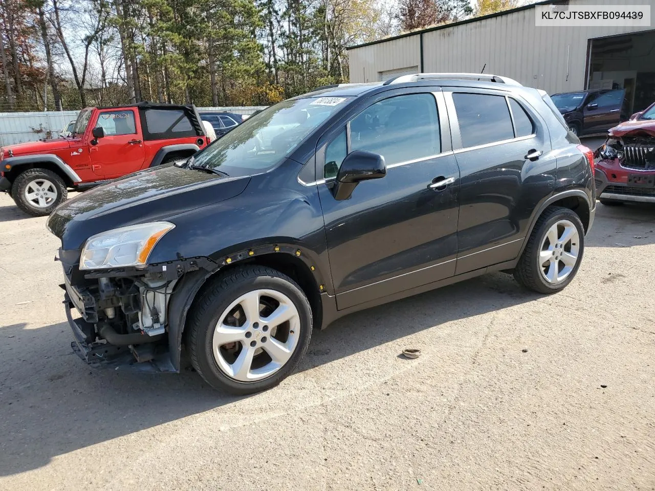 2015 Chevrolet Trax Ltz VIN: KL7CJTSBXFB094439 Lot: 78013824