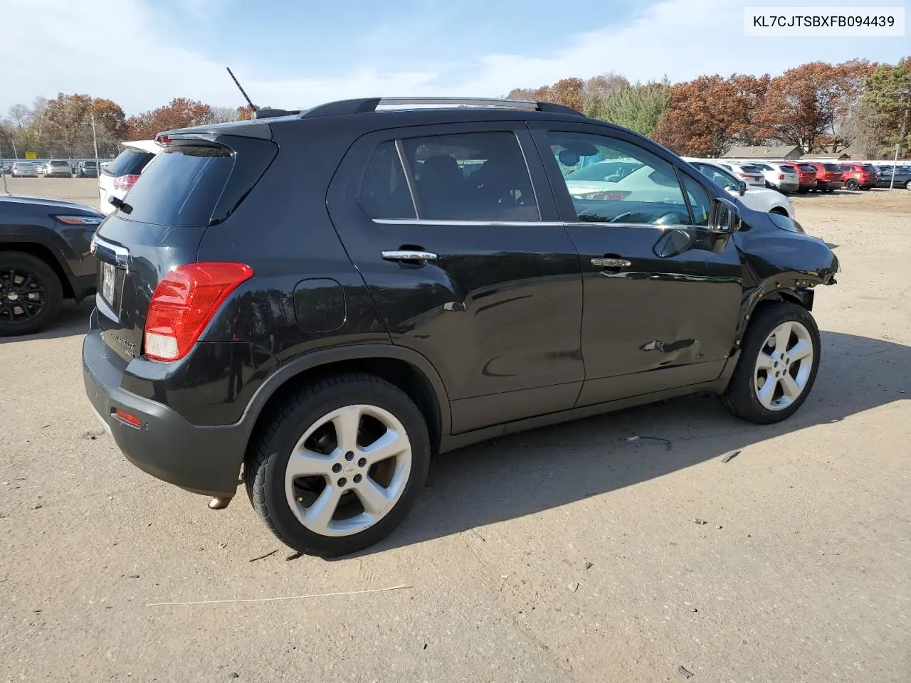 2015 Chevrolet Trax Ltz VIN: KL7CJTSBXFB094439 Lot: 78013824