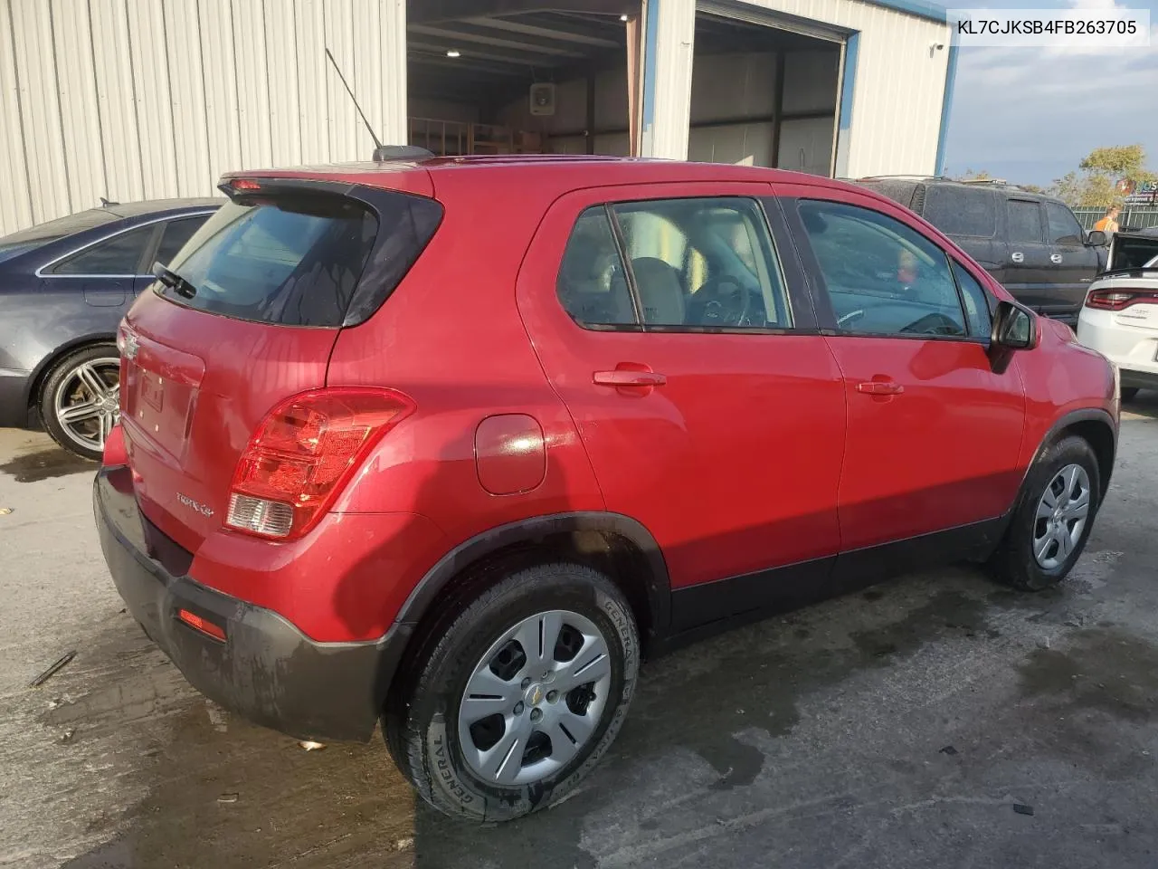 2015 Chevrolet Trax Ls VIN: KL7CJKSB4FB263705 Lot: 78043294