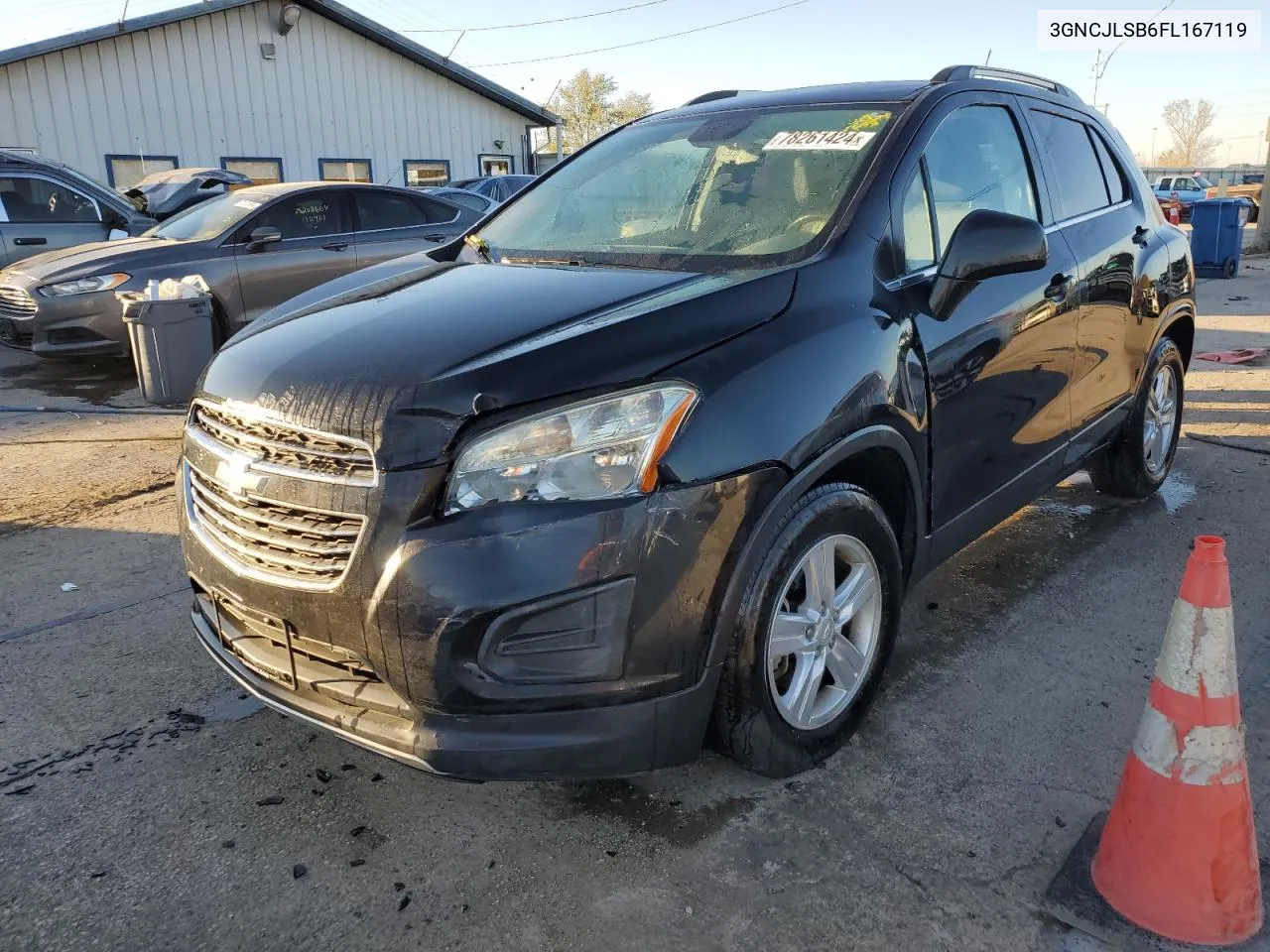 2015 Chevrolet Trax 1Lt VIN: 3GNCJLSB6FL167119 Lot: 78261424