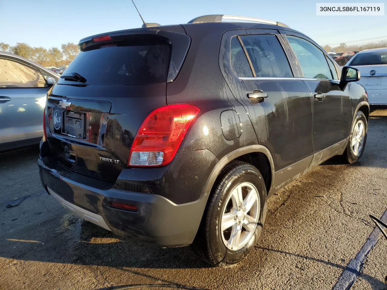 2015 Chevrolet Trax 1Lt VIN: 3GNCJLSB6FL167119 Lot: 78261424