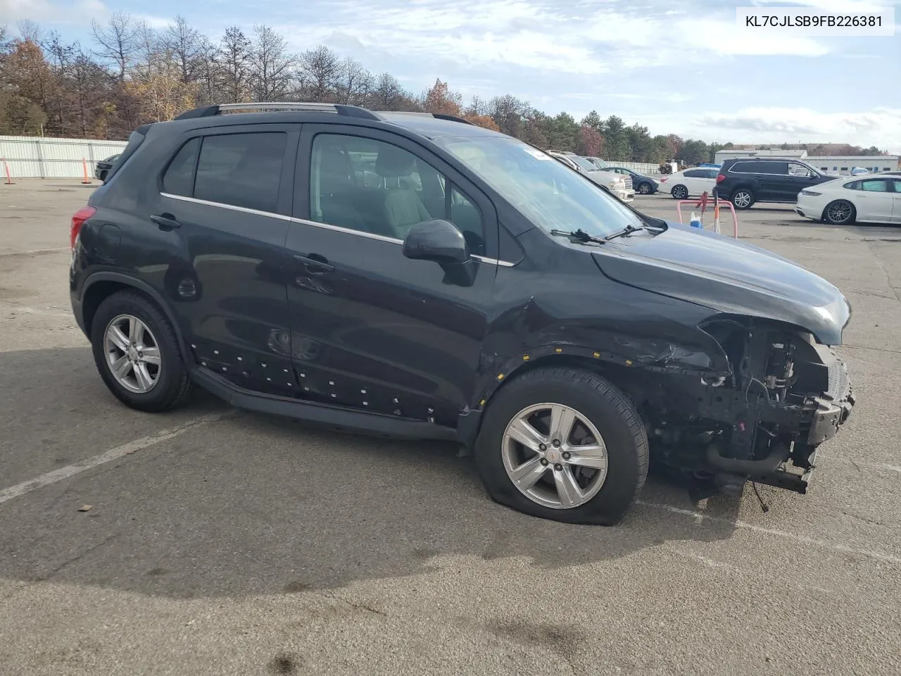 KL7CJLSB9FB226381 2015 Chevrolet Trax 1Lt