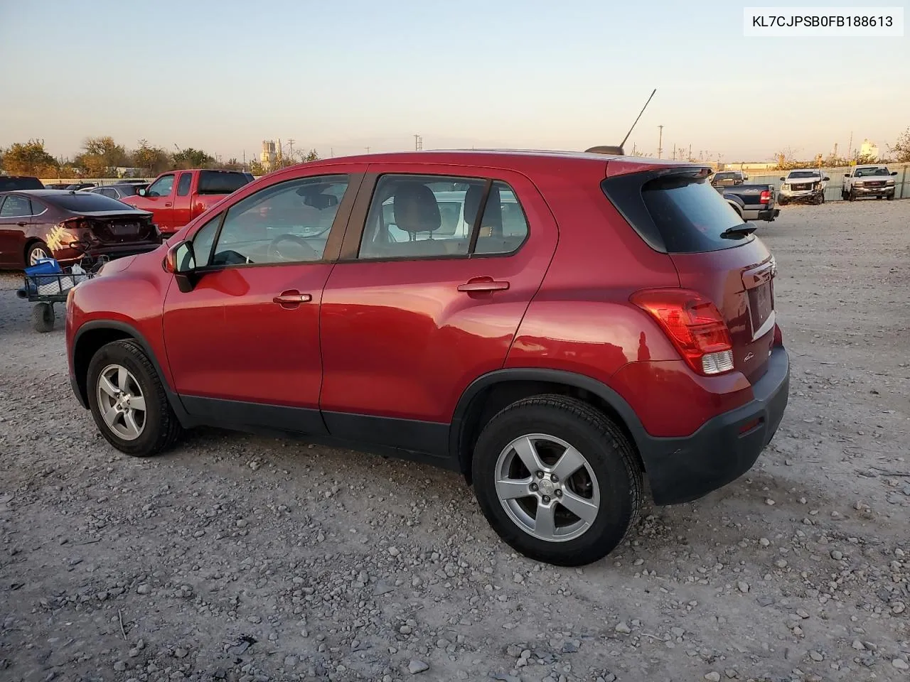 2015 Chevrolet Trax 1Ls VIN: KL7CJPSB0FB188613 Lot: 78322444