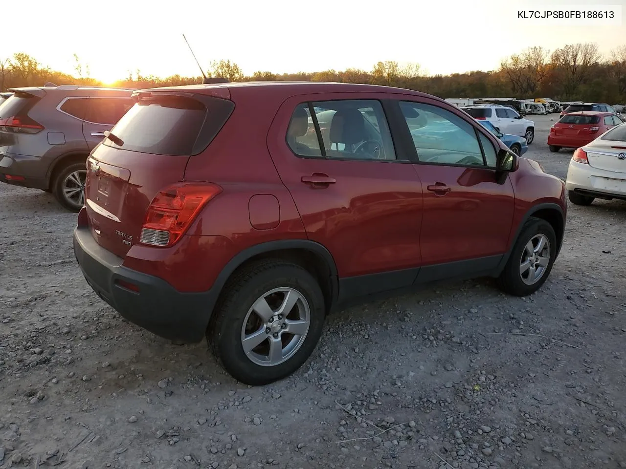 2015 Chevrolet Trax 1Ls VIN: KL7CJPSB0FB188613 Lot: 78322444