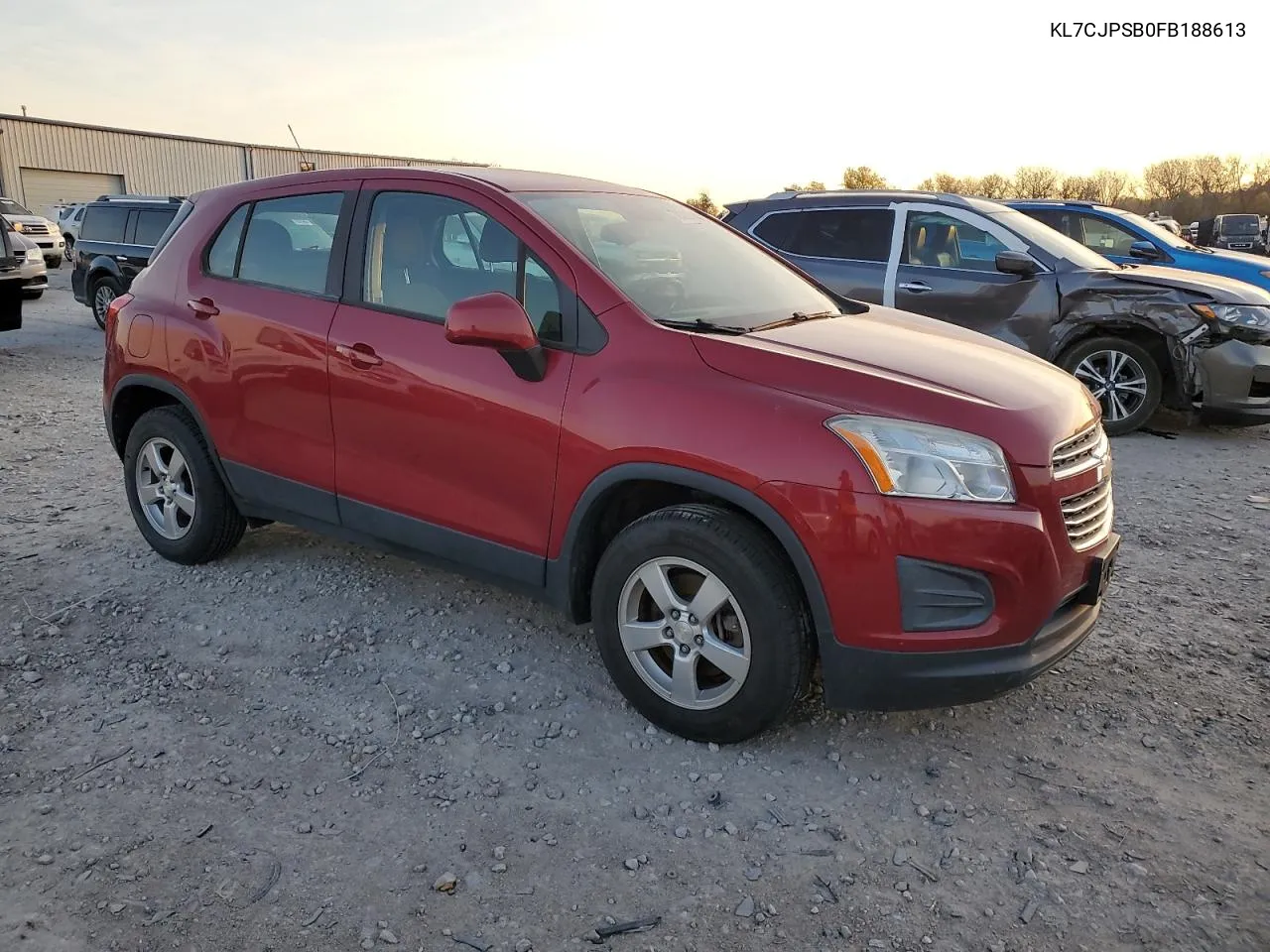 2015 Chevrolet Trax 1Ls VIN: KL7CJPSB0FB188613 Lot: 78322444