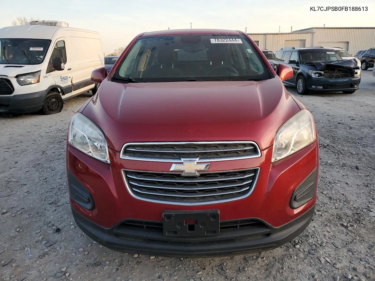 2015 Chevrolet Trax 1Ls VIN: KL7CJPSB0FB188613 Lot: 78322444