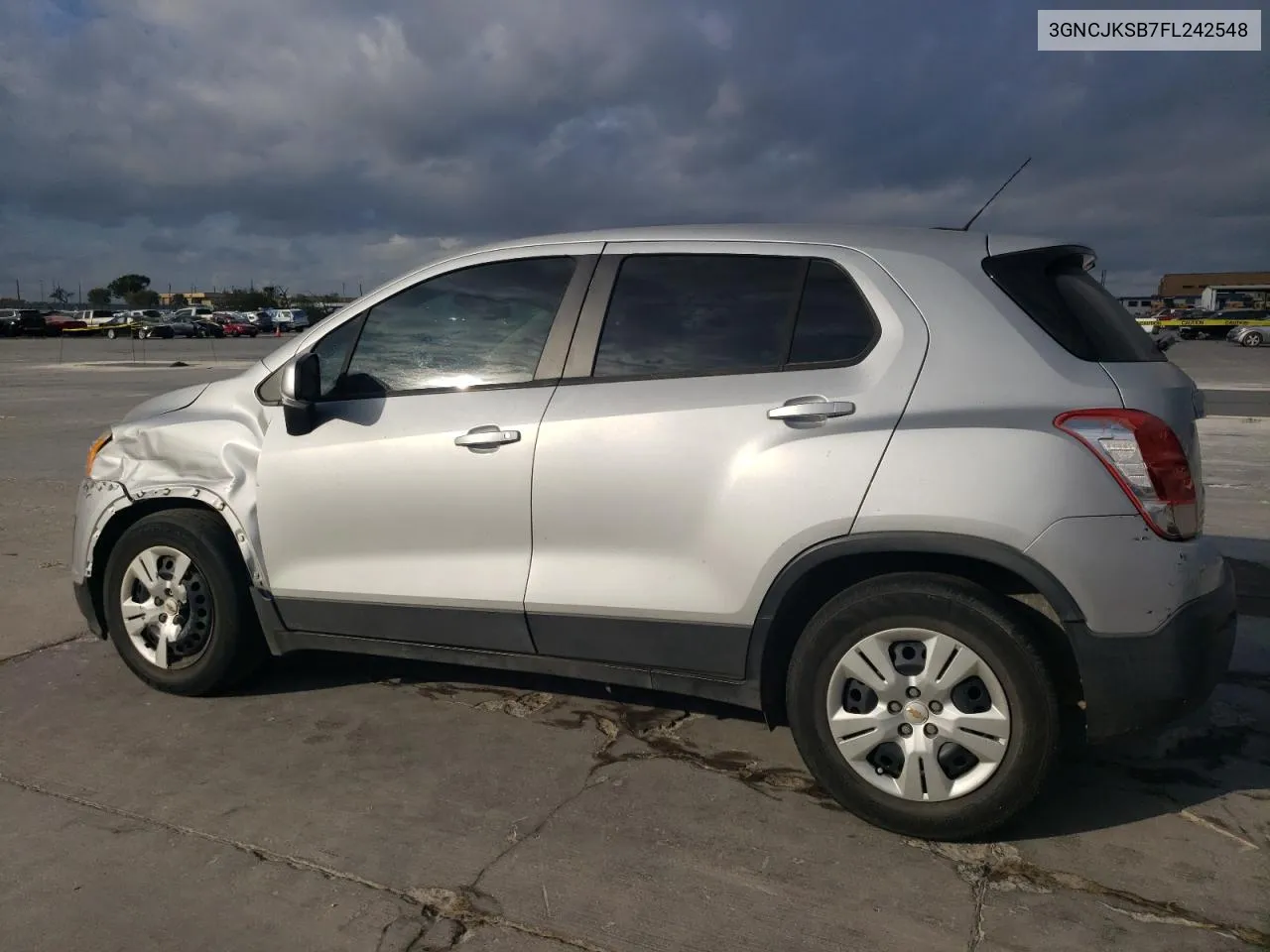 2015 Chevrolet Trax Ls VIN: 3GNCJKSB7FL242548 Lot: 78445634