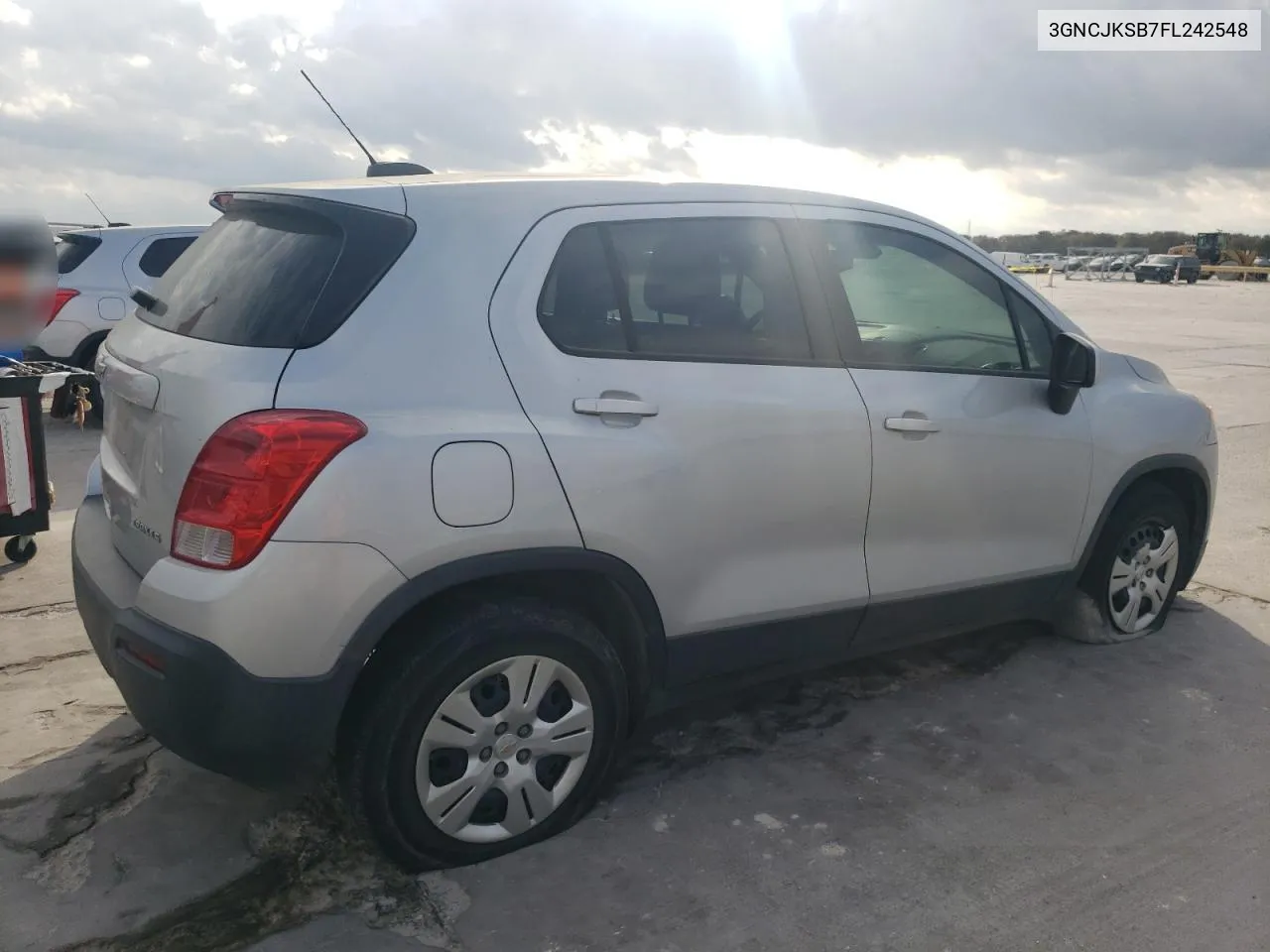 2015 Chevrolet Trax Ls VIN: 3GNCJKSB7FL242548 Lot: 78445634