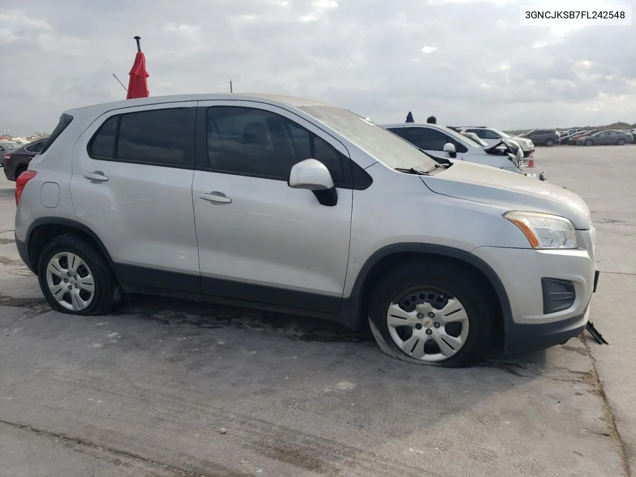 2015 Chevrolet Trax Ls VIN: 3GNCJKSB7FL242548 Lot: 78445634