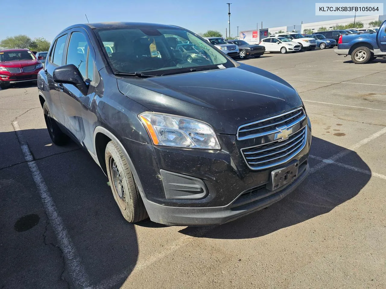 2015 Chevrolet Trax Ls VIN: KL7CJKSB3FB105064 Lot: 78760784