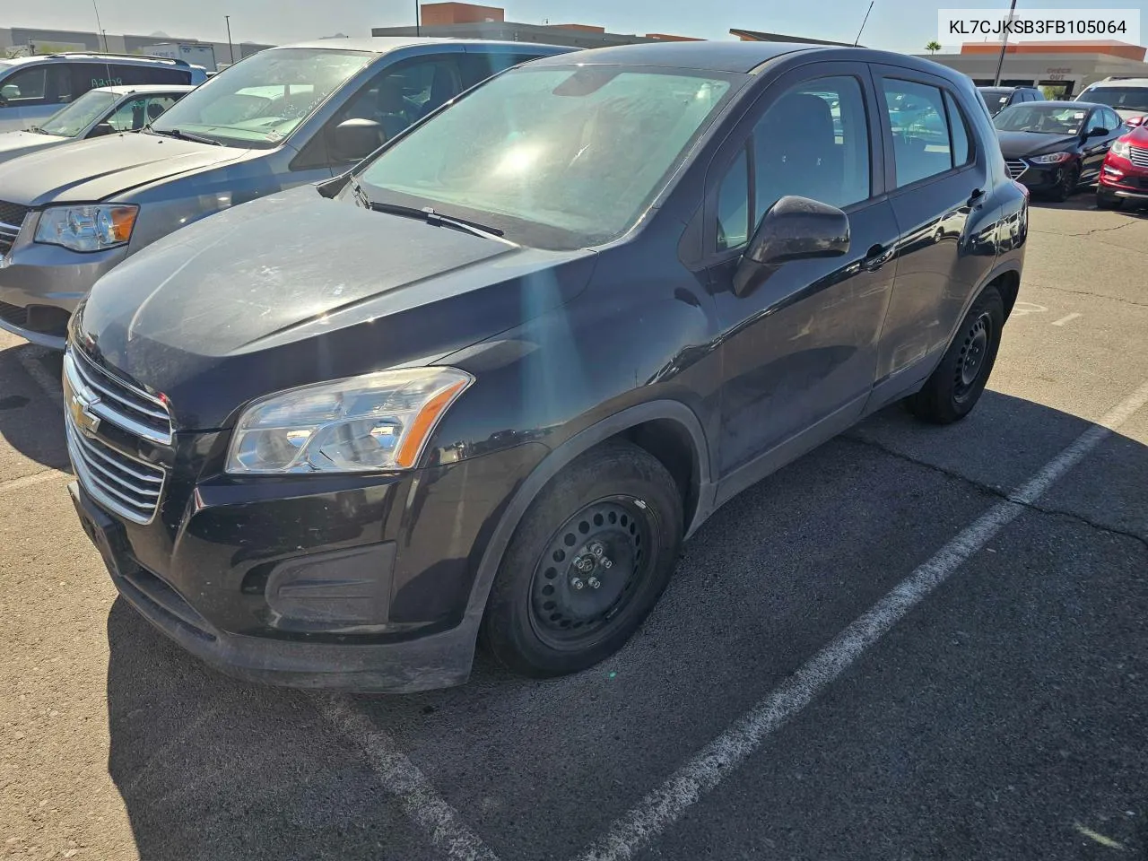 2015 Chevrolet Trax Ls VIN: KL7CJKSB3FB105064 Lot: 78760784