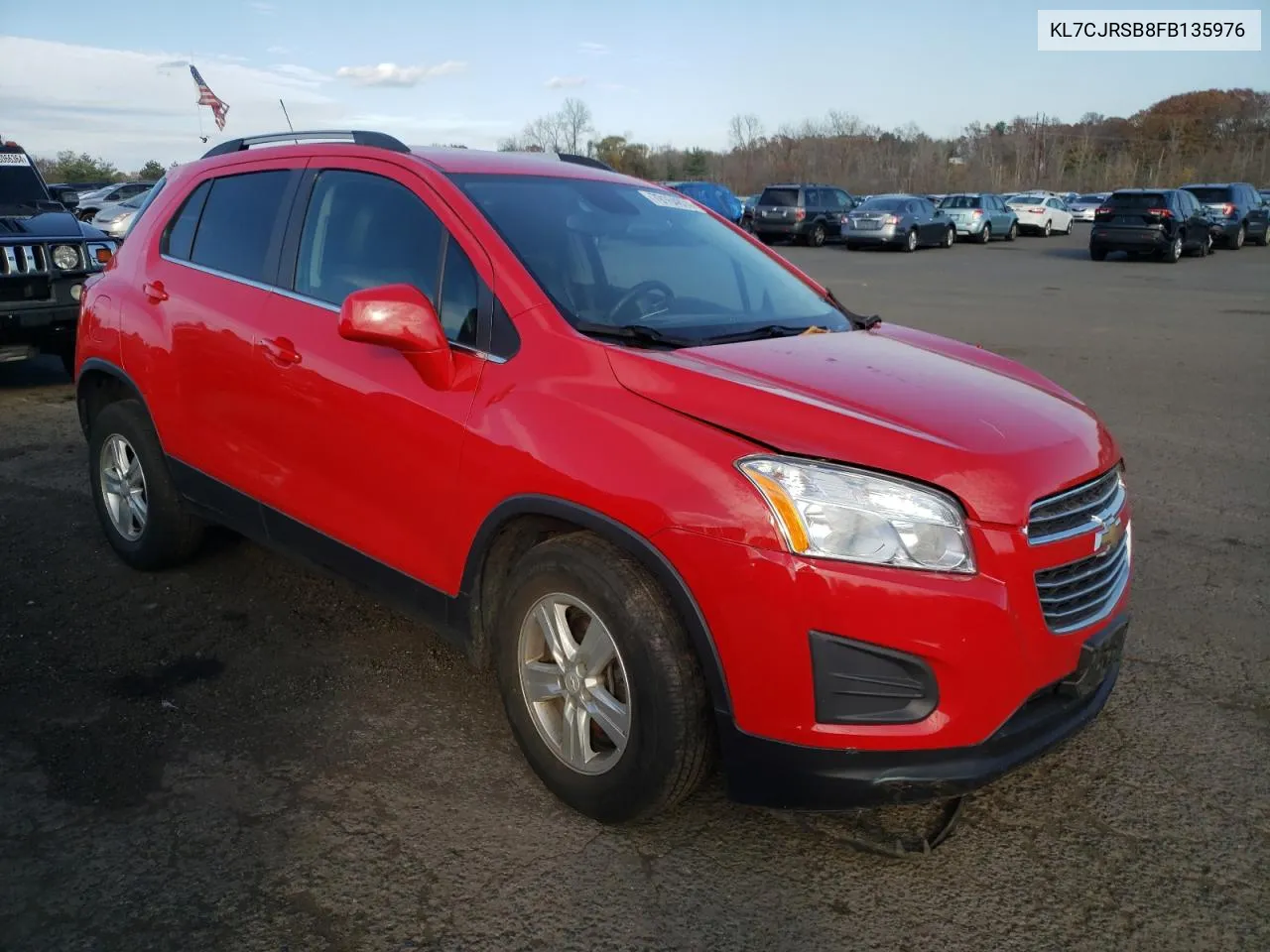 2015 Chevrolet Trax 1Lt VIN: KL7CJRSB8FB135976 Lot: 79164874