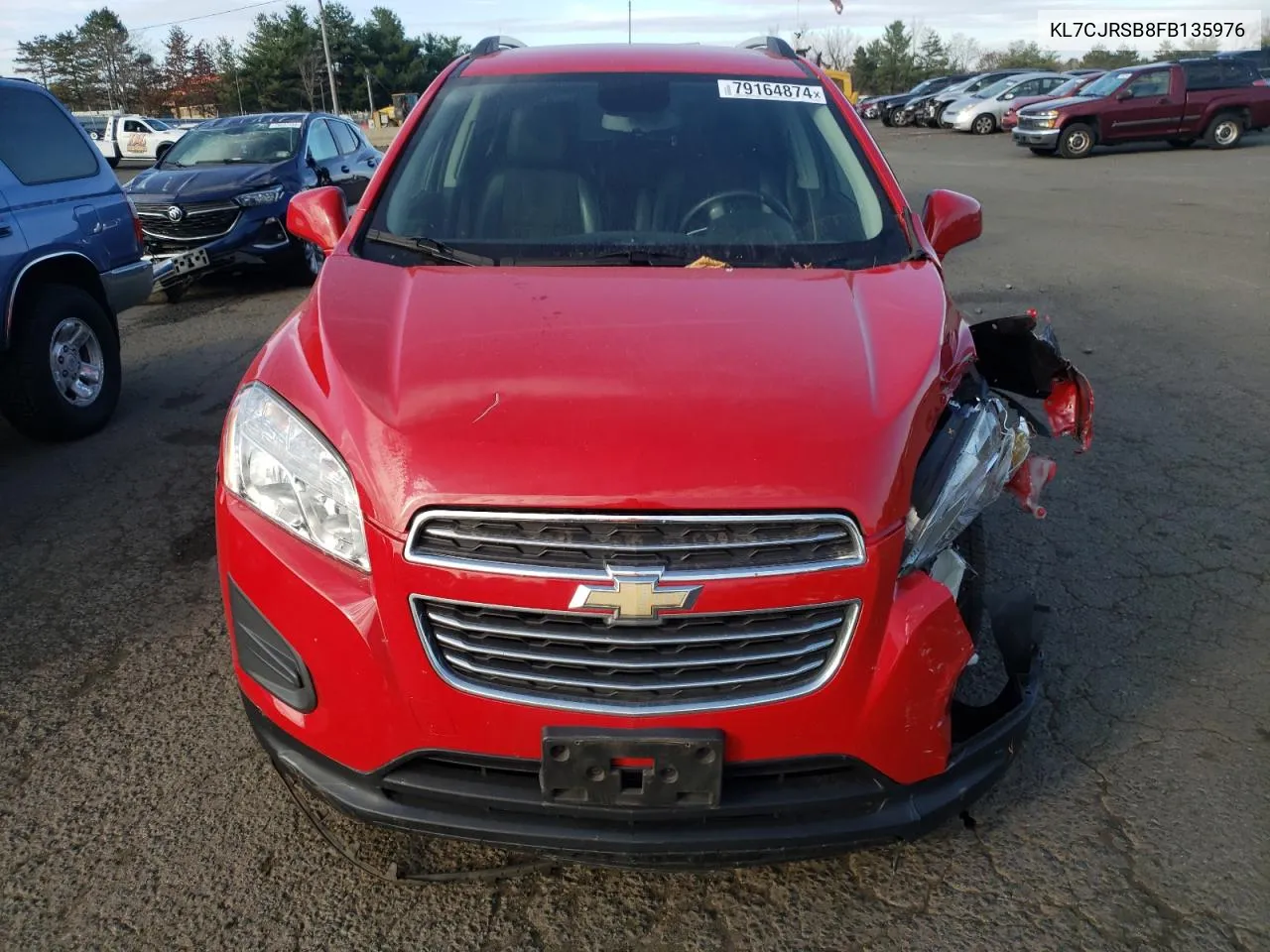 2015 Chevrolet Trax 1Lt VIN: KL7CJRSB8FB135976 Lot: 79164874