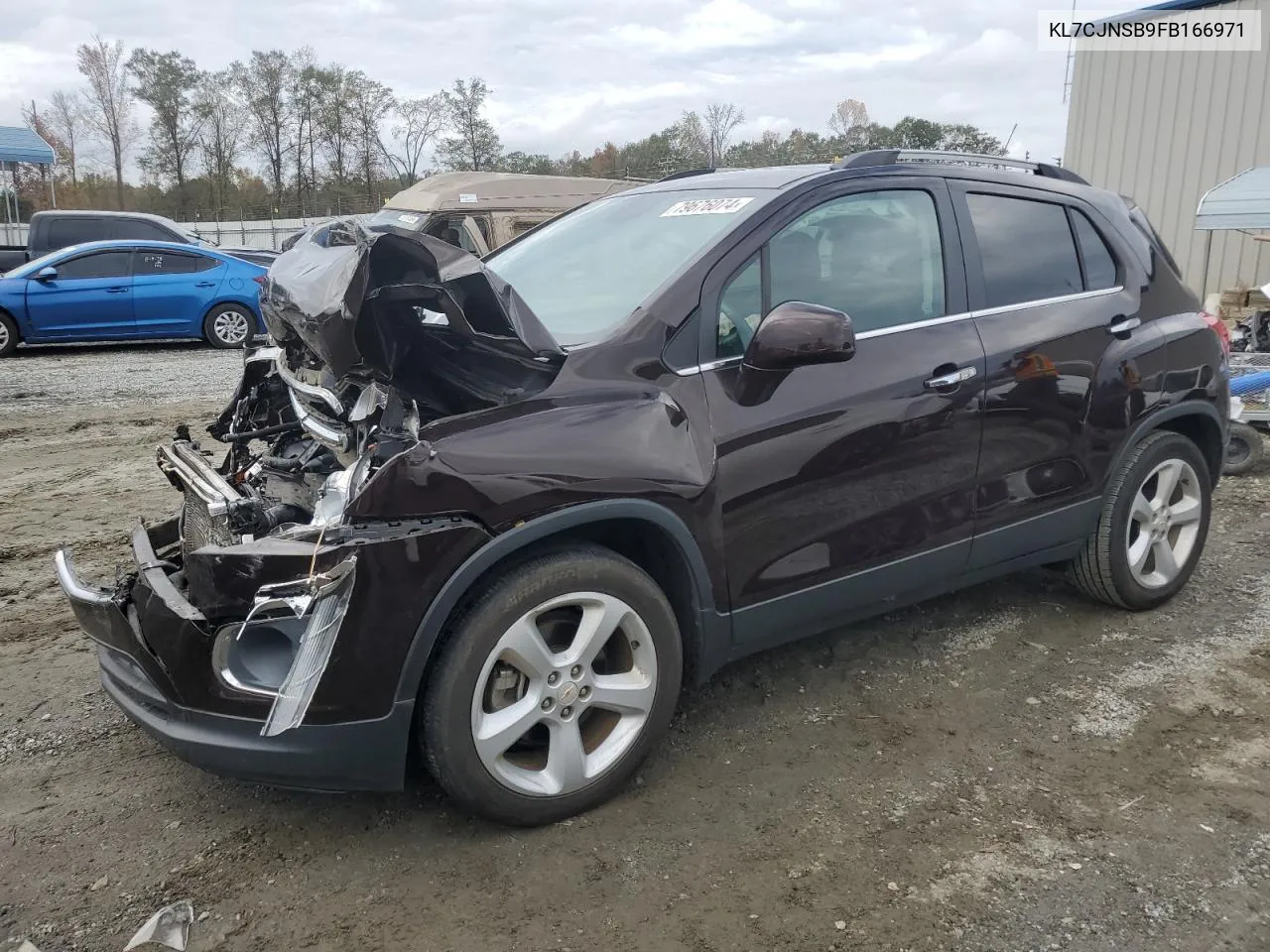 2015 Chevrolet Trax Ltz VIN: KL7CJNSB9FB166971 Lot: 79676074