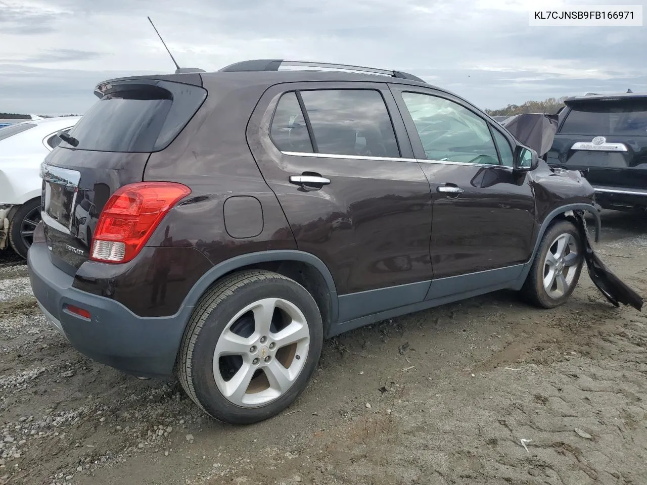 2015 Chevrolet Trax Ltz VIN: KL7CJNSB9FB166971 Lot: 79676074