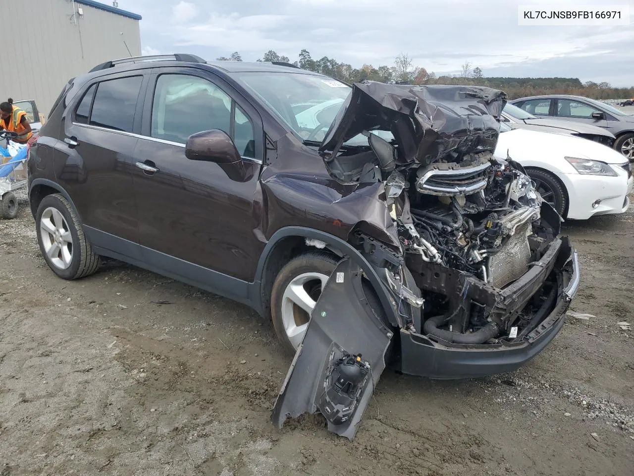 2015 Chevrolet Trax Ltz VIN: KL7CJNSB9FB166971 Lot: 79676074