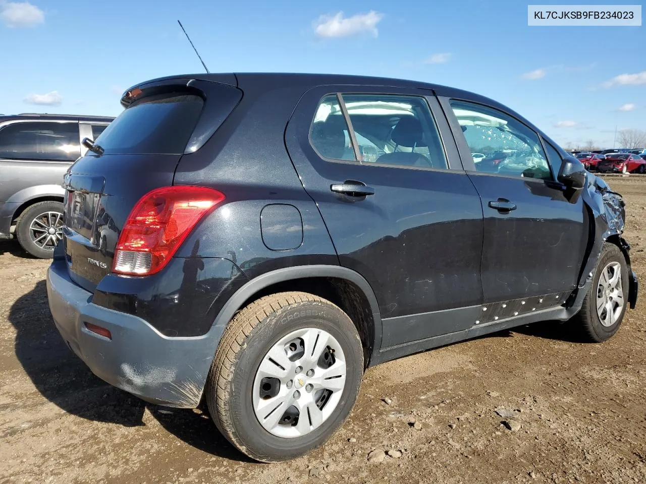 2015 Chevrolet Trax Ls VIN: KL7CJKSB9FB234023 Lot: 80133644