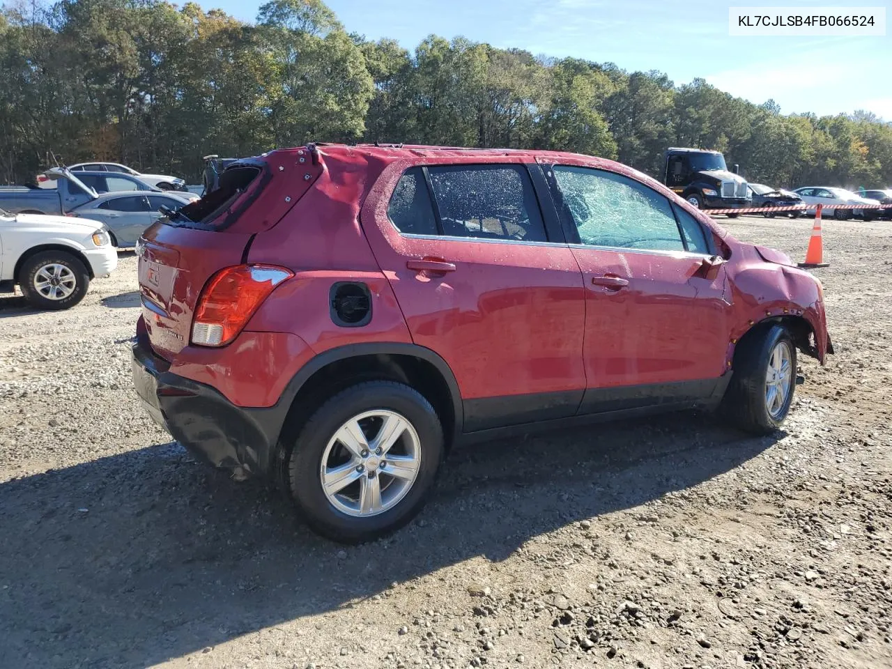 2015 Chevrolet Trax 1Lt VIN: KL7CJLSB4FB066524 Lot: 80220164