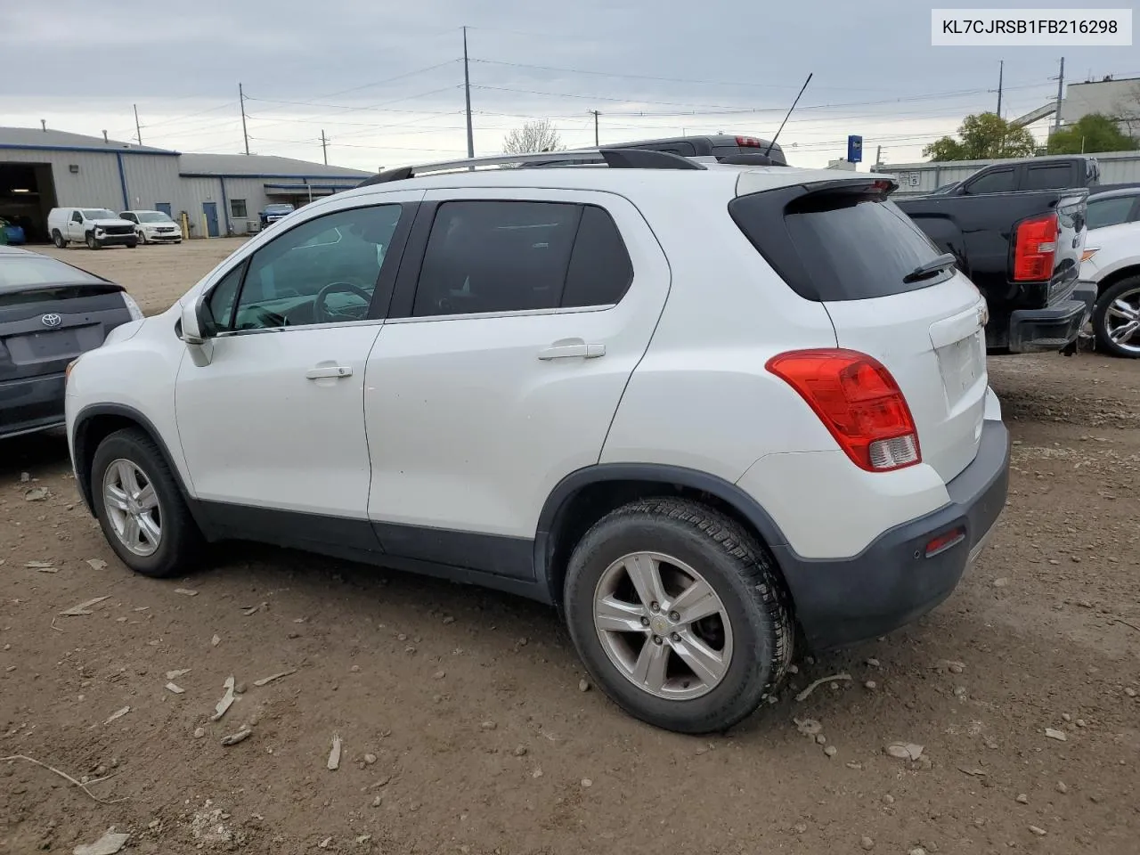 2015 Chevrolet Trax 1Lt VIN: KL7CJRSB1FB216298 Lot: 80912504