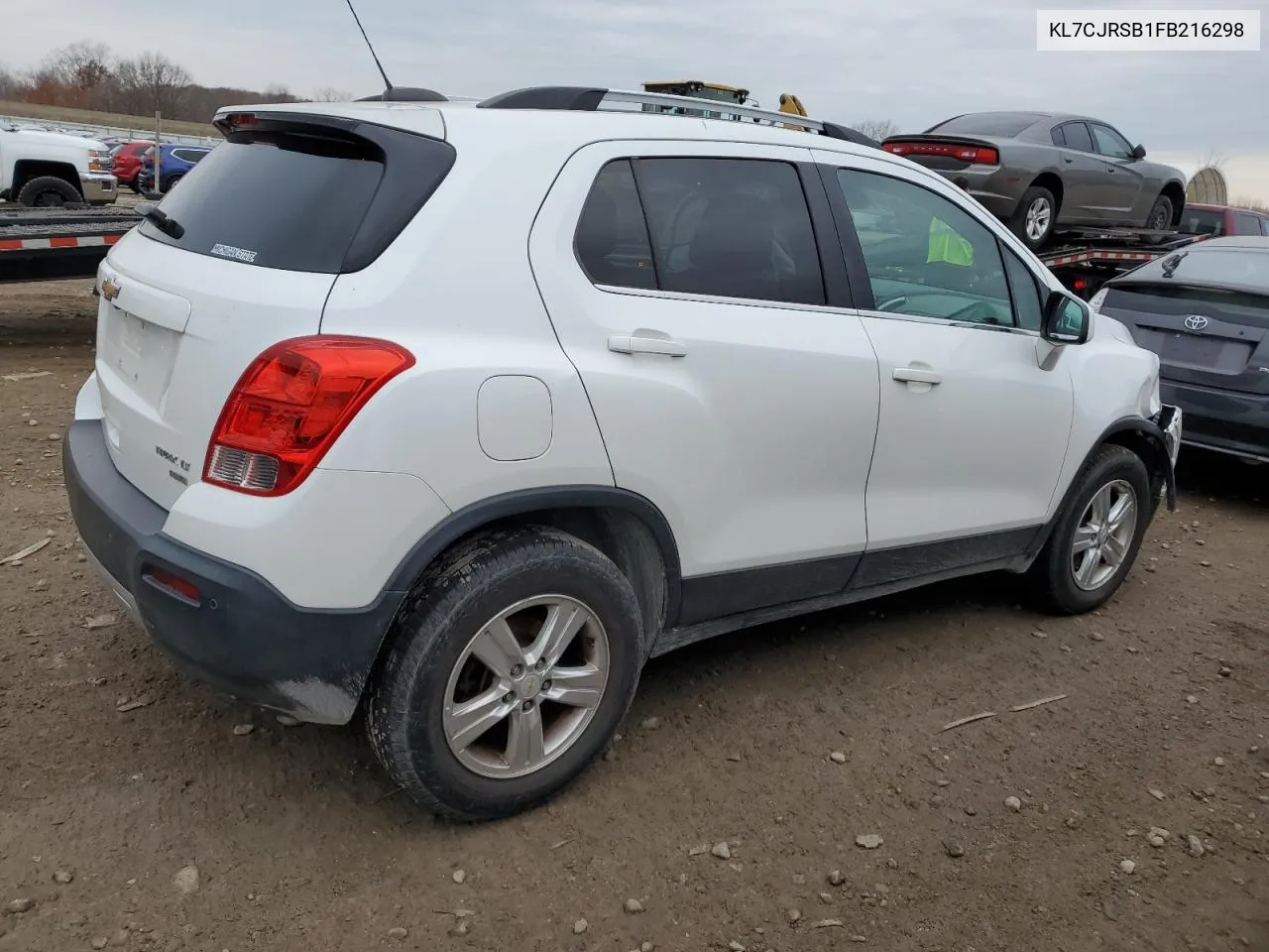 2015 Chevrolet Trax 1Lt VIN: KL7CJRSB1FB216298 Lot: 80912504