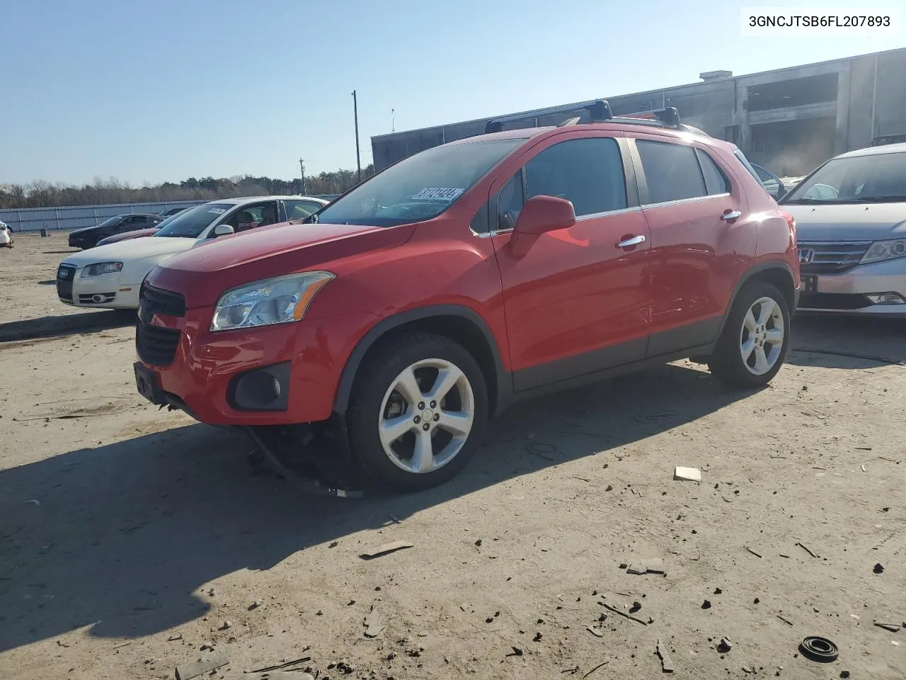 2015 Chevrolet Trax Ltz VIN: 3GNCJTSB6FL207893 Lot: 81121424