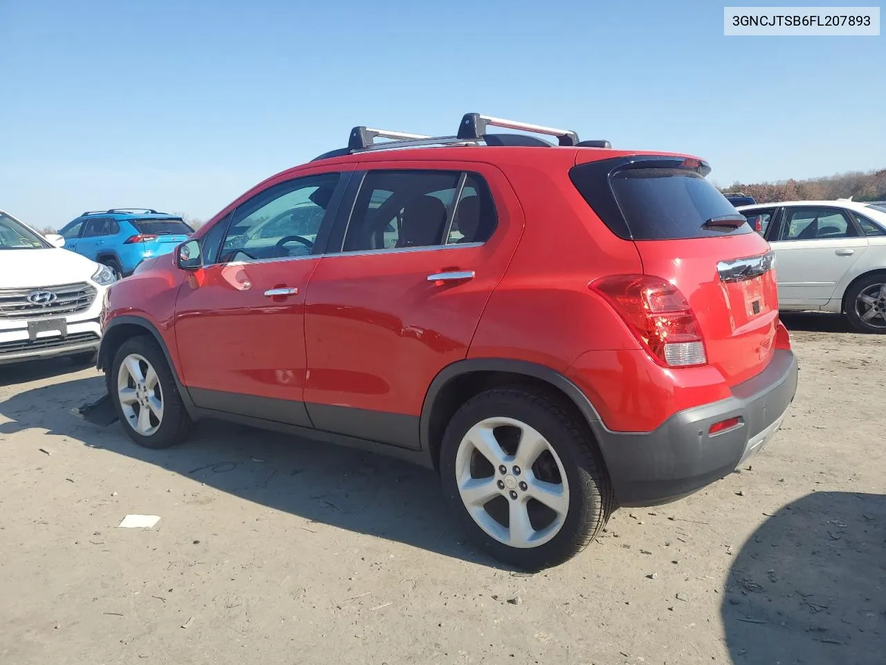 2015 Chevrolet Trax Ltz VIN: 3GNCJTSB6FL207893 Lot: 81121424