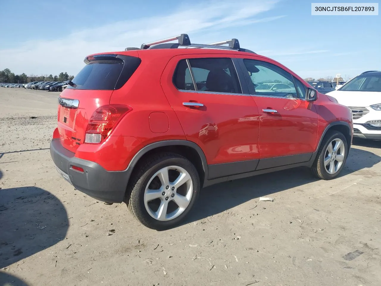 2015 Chevrolet Trax Ltz VIN: 3GNCJTSB6FL207893 Lot: 81121424