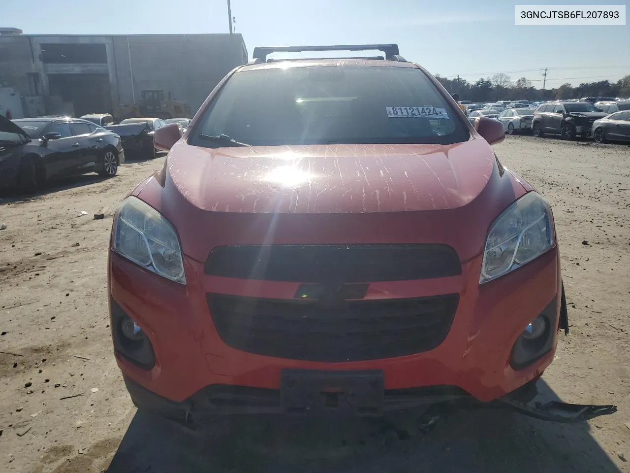 2015 Chevrolet Trax Ltz VIN: 3GNCJTSB6FL207893 Lot: 81121424