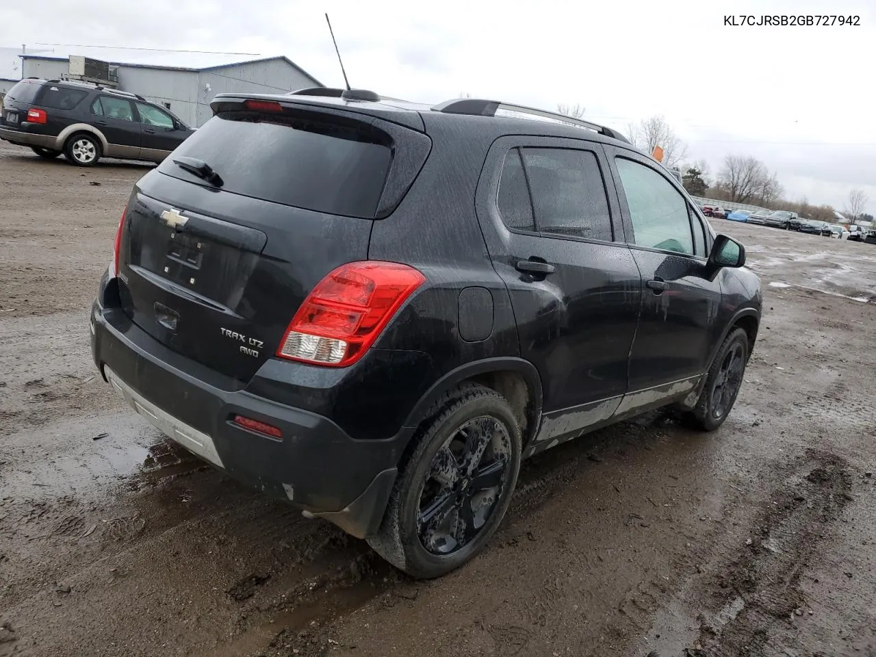 2016 Chevrolet Trax Ltz VIN: KL7CJRSB2GB727942 Lot: 50278404