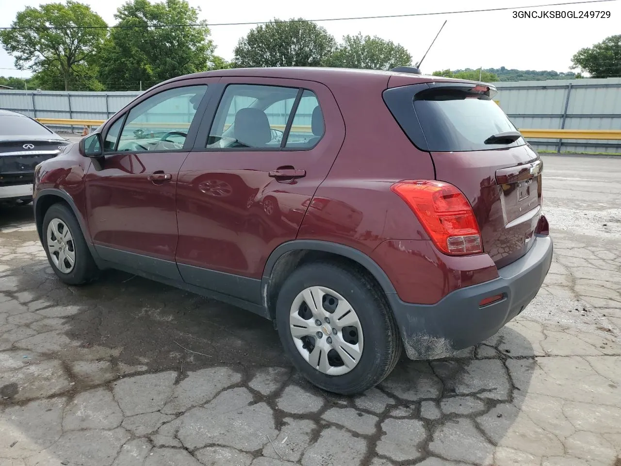 3GNCJKSB0GL249729 2016 Chevrolet Trax Ls