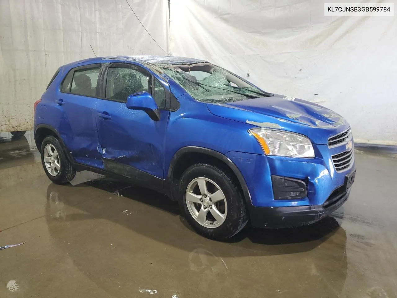 KL7CJNSB3GB599784 2016 Chevrolet Trax Ls