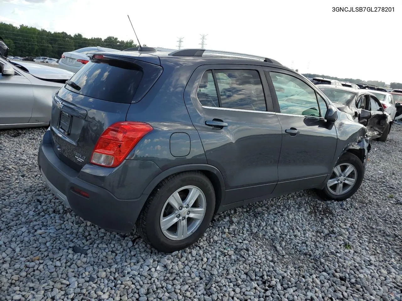 3GNCJLSB7GL278201 2016 Chevrolet Trax 1Lt