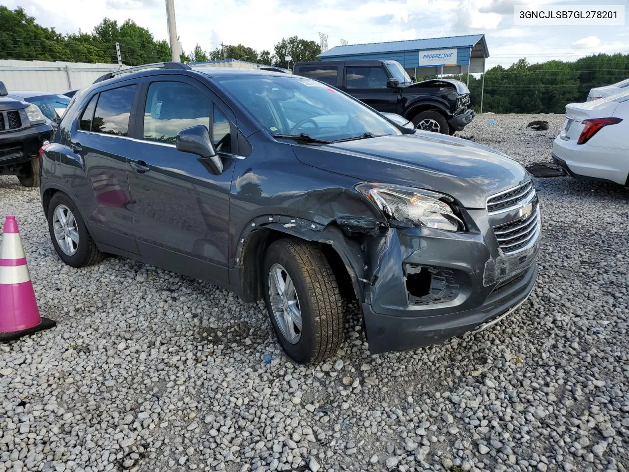 2016 Chevrolet Trax 1Lt VIN: 3GNCJLSB7GL278201 Lot: 59617674