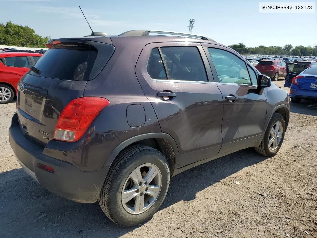 2016 Chevrolet Trax 1Lt VIN: 3GNCJPSB8GL132123 Lot: 61127474