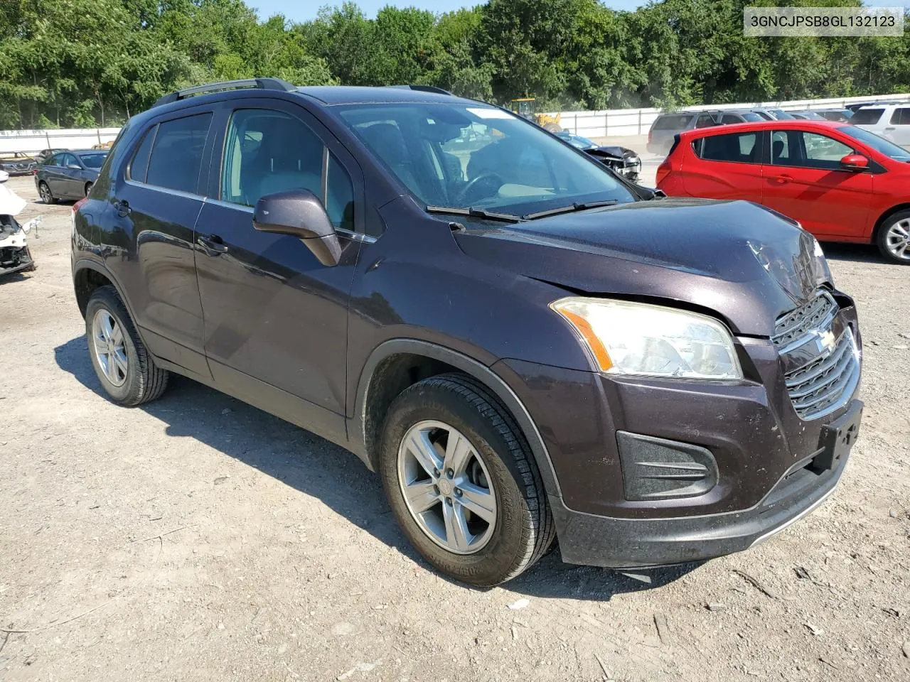 2016 Chevrolet Trax 1Lt VIN: 3GNCJPSB8GL132123 Lot: 61127474