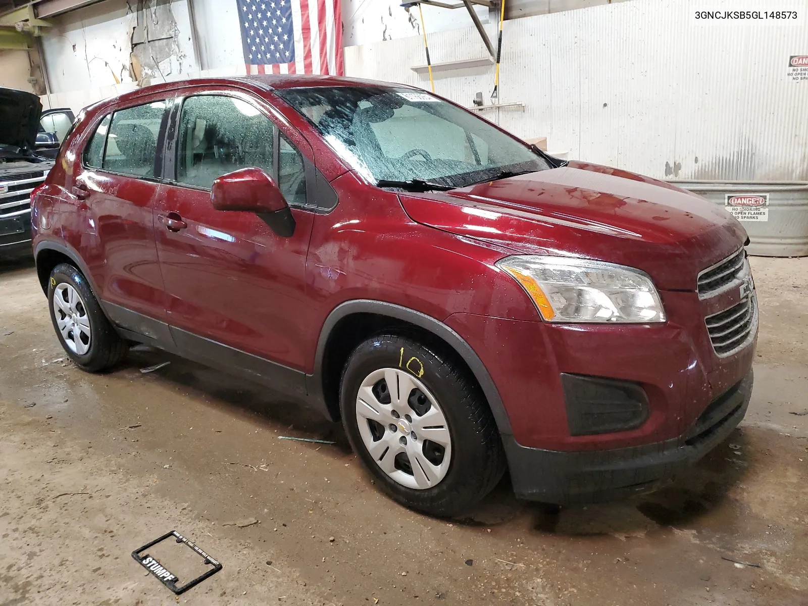 3GNCJKSB5GL148573 2016 Chevrolet Trax Ls