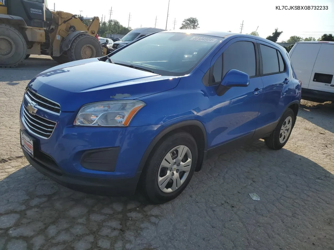 KL7CJKSBXGB732233 2016 Chevrolet Trax Ls