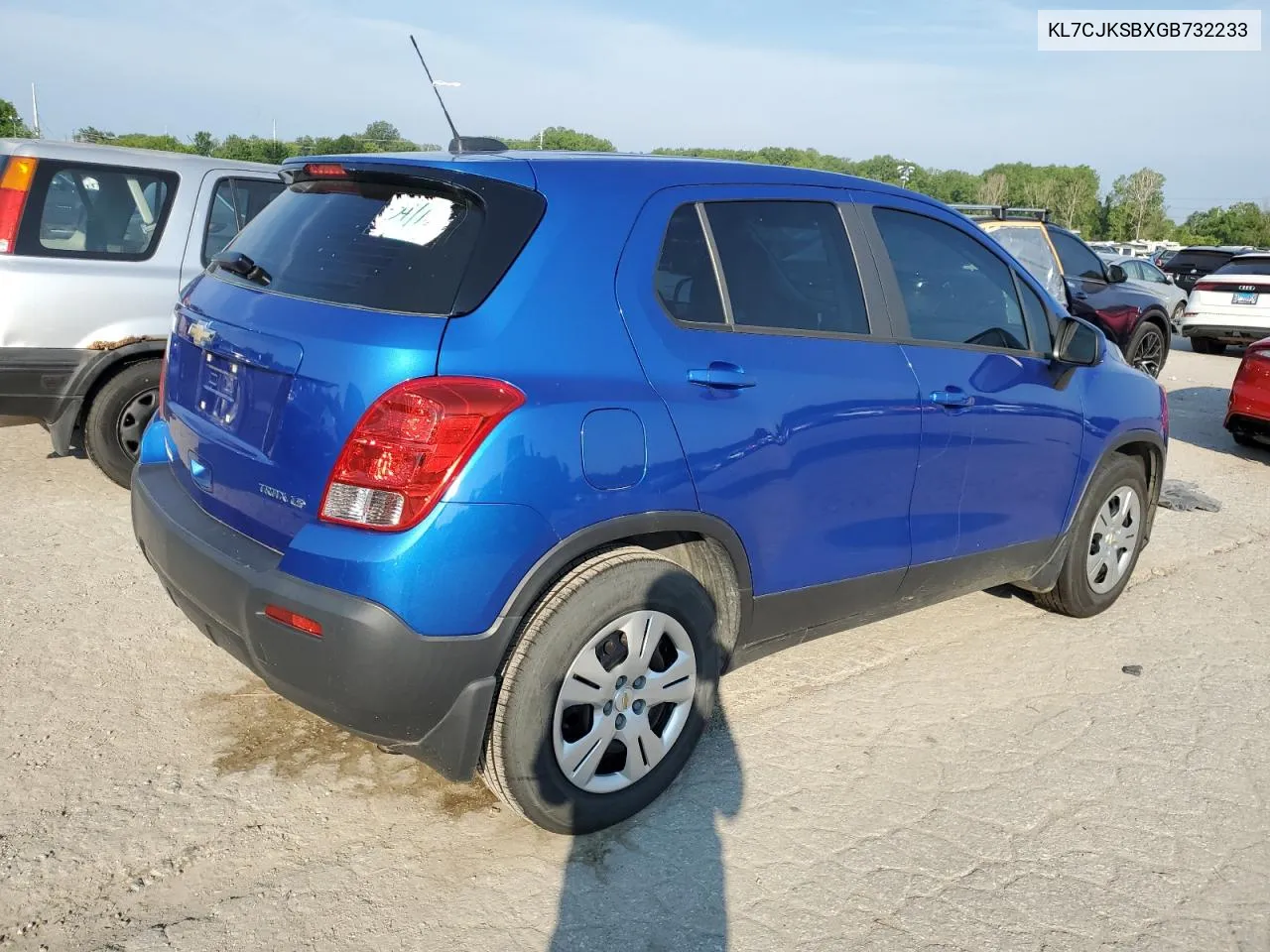 KL7CJKSBXGB732233 2016 Chevrolet Trax Ls