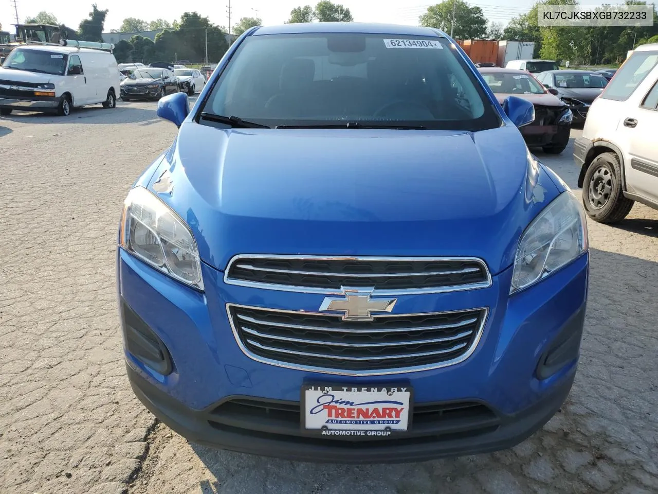 2016 Chevrolet Trax Ls VIN: KL7CJKSBXGB732233 Lot: 62134904