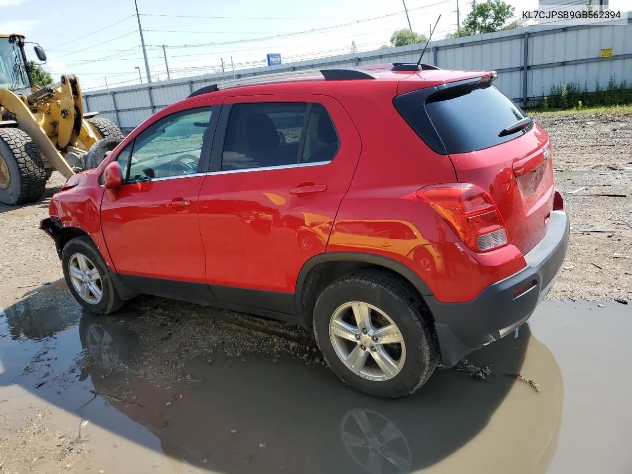 2016 Chevrolet Trax 1Lt VIN: KL7CJPSB9GB562394 Lot: 62681774